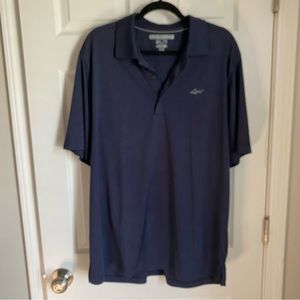 Men’s Greg Norman ML75 Play Dry‎ Navy Short Sleeve Polo Size XL